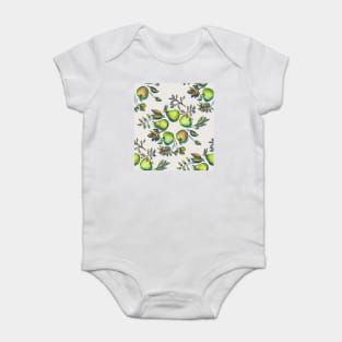 Summer's End - apples and pears Baby Bodysuit